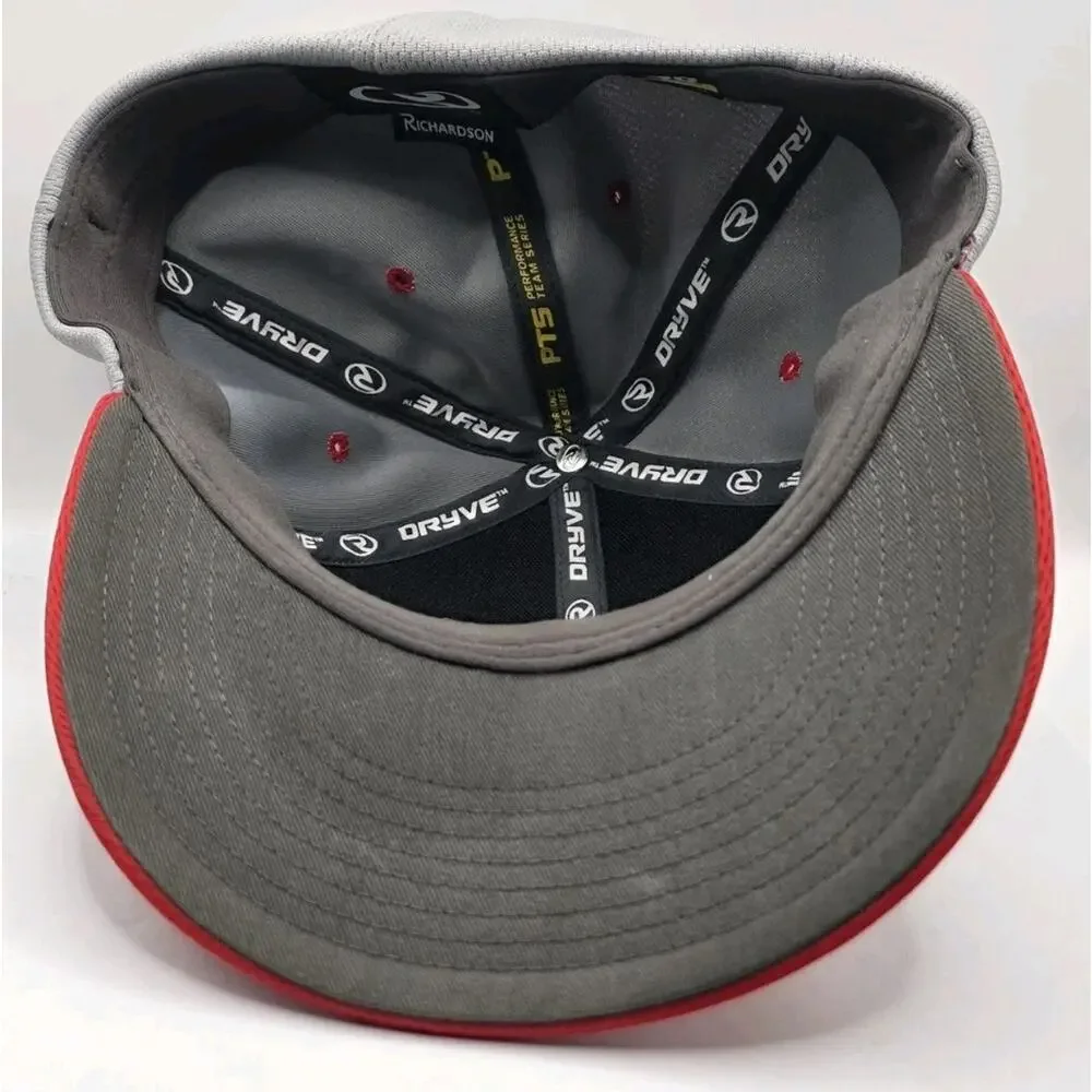 Rock Island Rocks High School Rocky Richardson‎ Stretch Cap Baseball Hat S/M PTS